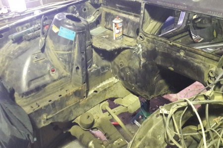 Заварили арку в районе лонжерона