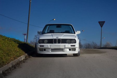 BMW E30 Кабриолет hella black