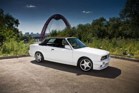 bmw e30 кабриолет белый мтехник2