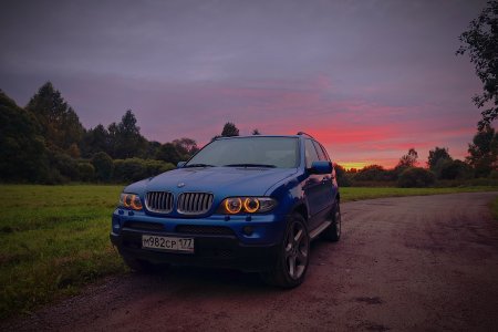 Bmw x5 e53 3.0d на закате