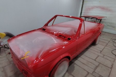 покраска кабрика е30