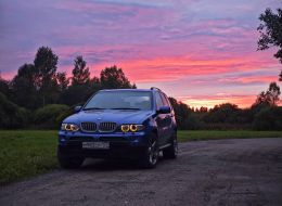 Bmw x5 e53 3.0d закат