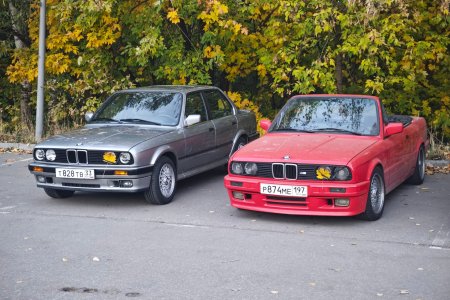 BMW E30 Кабриолет 320i и седан 325iX