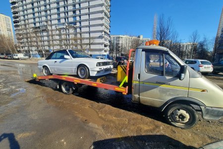 На эвакуаторе, пора в дорогу