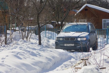 Доехал на дачу