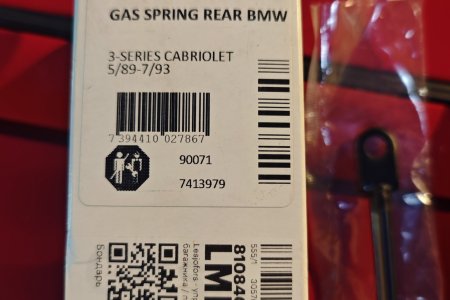 Амортизатор крышки багажника BMW E30 кабриолет LESJOFORS 8108408
