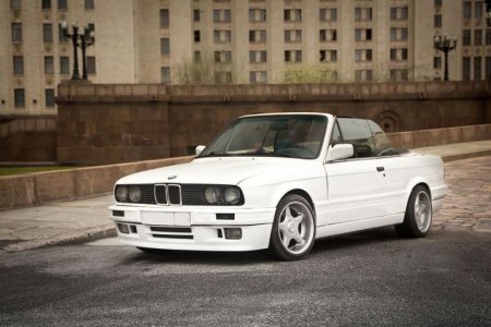 BMW E30 Convertible Mtechnik 2 Hella Black Brock B1