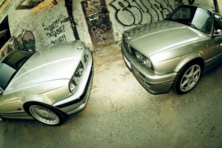 BMW E34 540i и BMW E30 Mtech2g