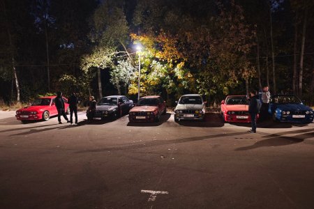 Почти все кто приехал на закрытие сезона E30 Club