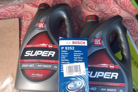 Масло lukoil а фильтр bosch