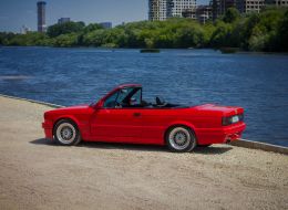 BMW E30 Convertible Mtech2 Red