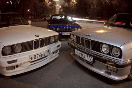 BMW E30 320 и 325 кабрио вместе с м3