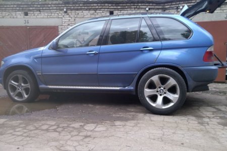 BMW X5 E53 3.0d и зимняя резина