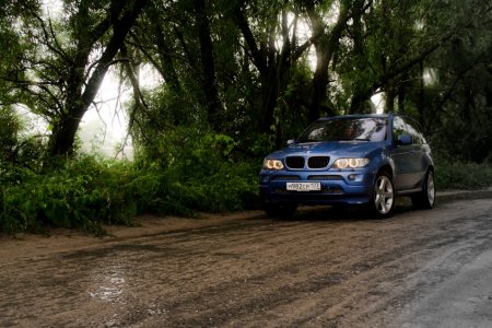 BMW X5 E53 3.0d Estoril Blau Individual