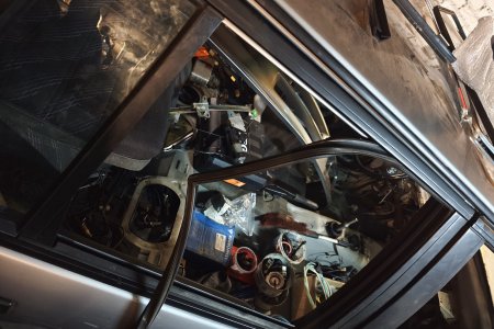 Ставлю резинку для стекла