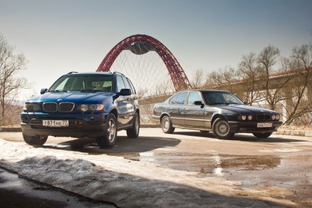 BMW X5 E53 и BMW E34 5-й серии