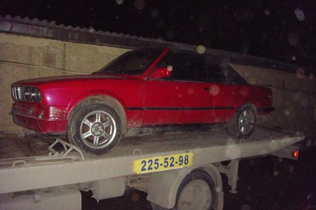 BMW E30 Кабриолет, забирают на эвакаторе, покупка